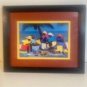 “Chattin” Framed Matted Print By James Melvin
9”x11.5”